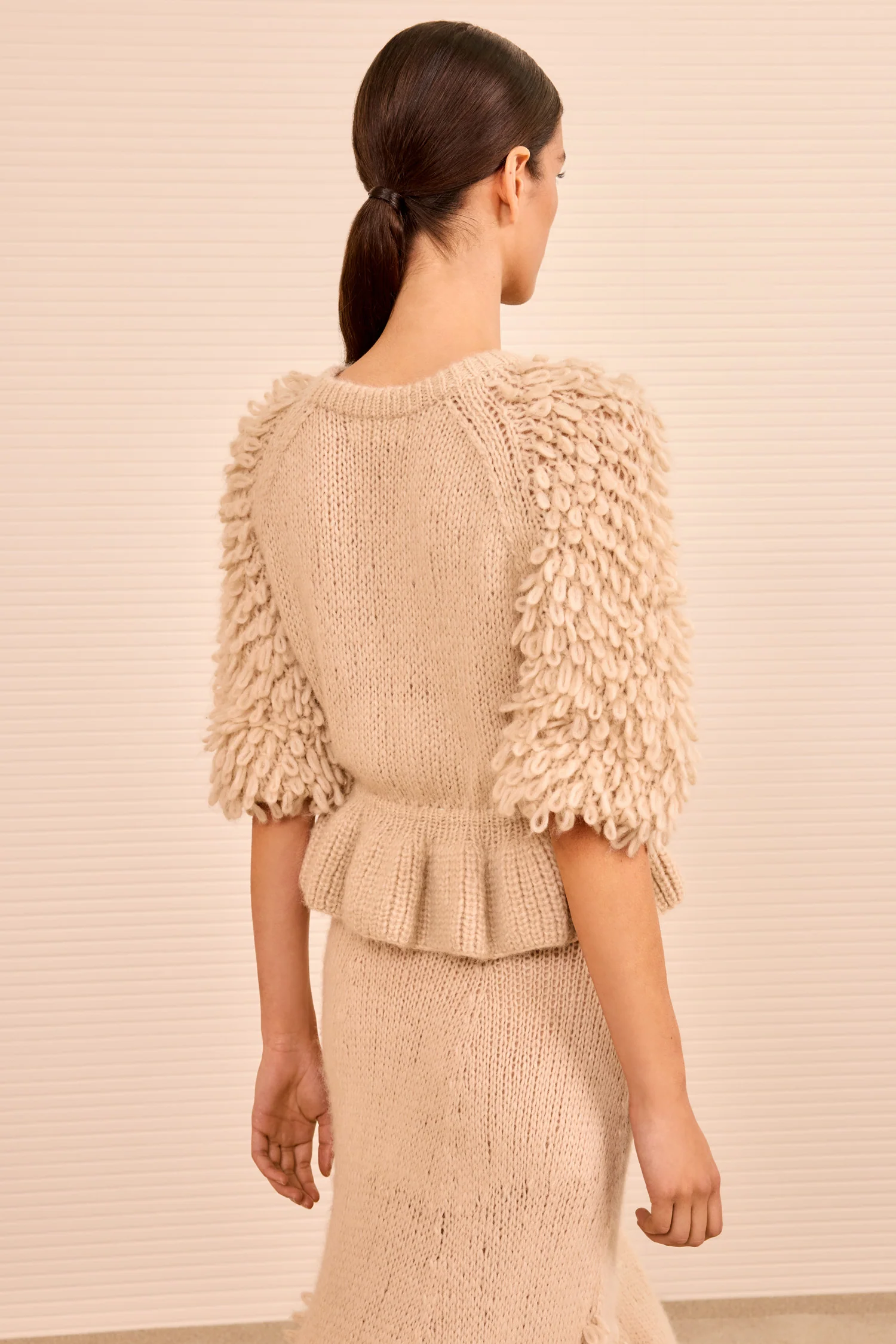 Selene Peplum Pullover - Alabaster - Image 4