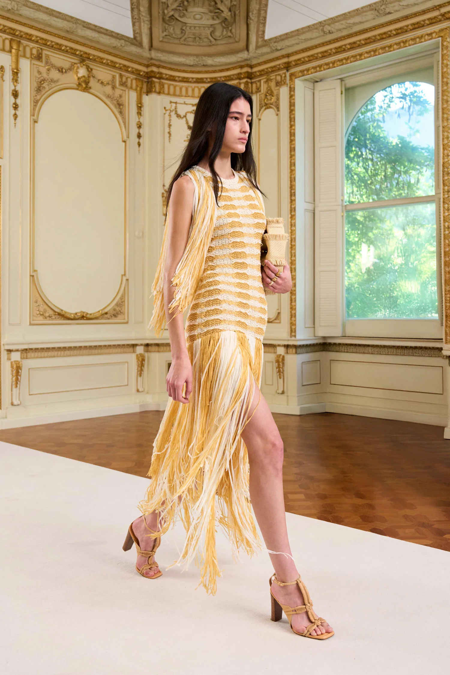 Silvia Fringe Knit Dress - Beach - Image 5