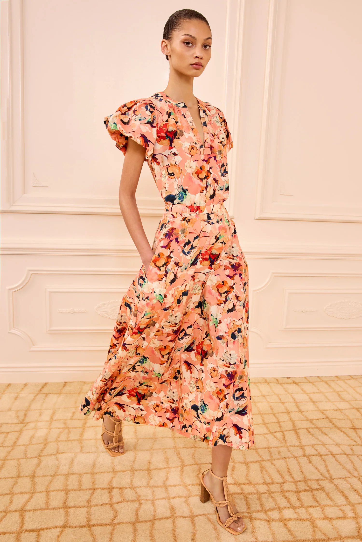 Sophea Cotton Skirt - Camellia - Image 3