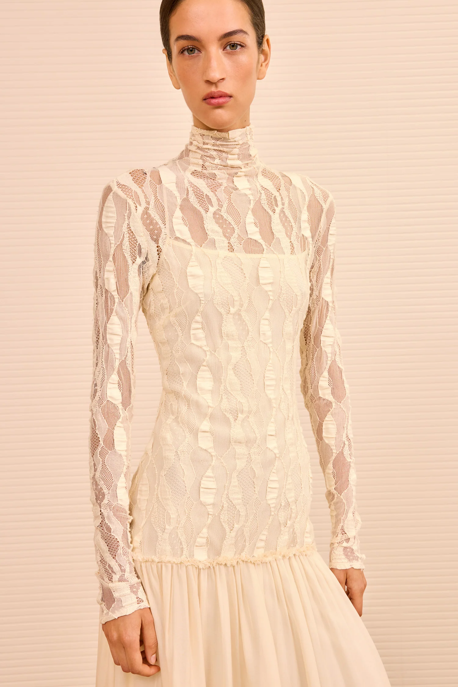 Sybil Drop Waist Dress - Cowrie - Image 3