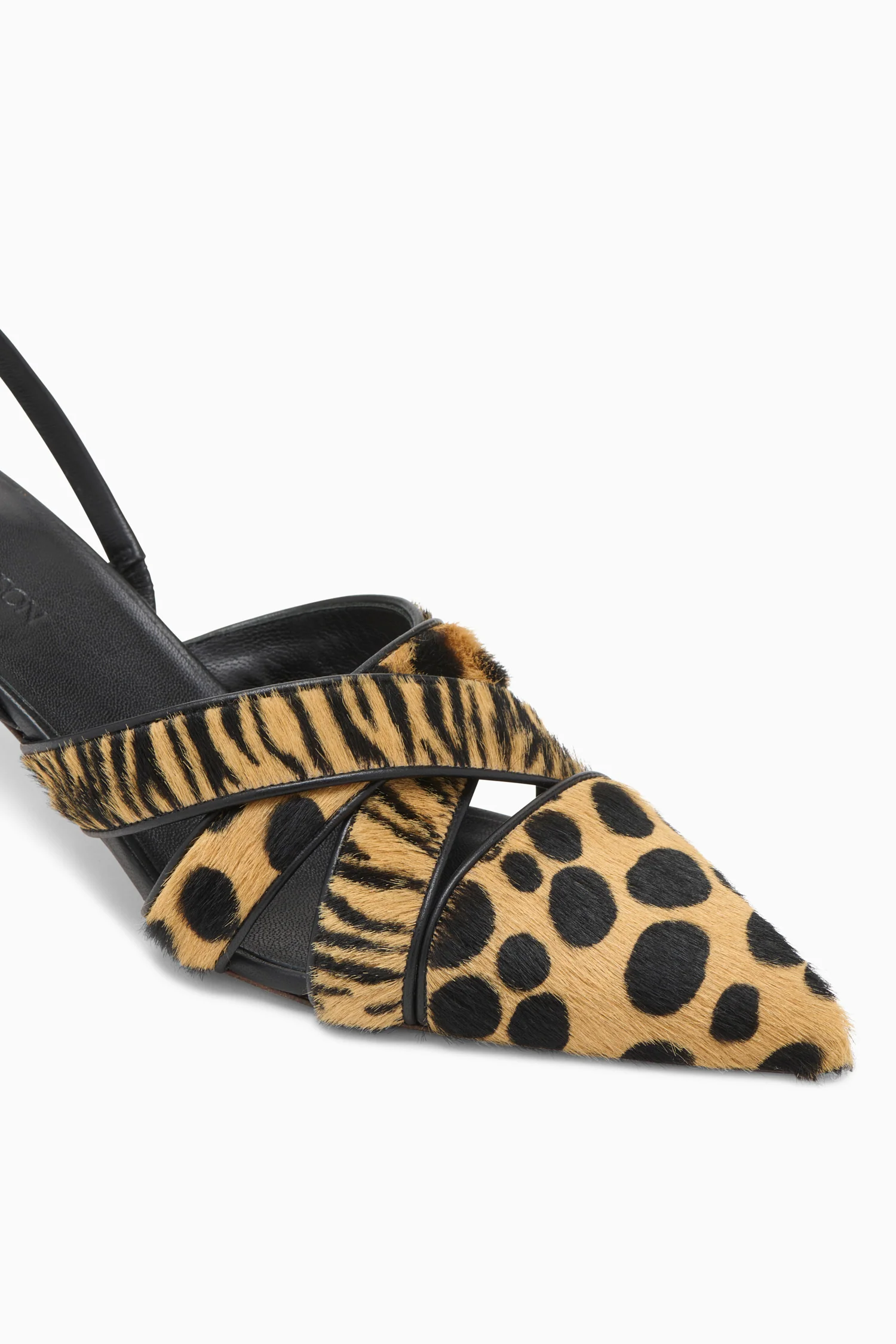 Tahlia Woven Kitten Heel - Animal Mixte - Image 3