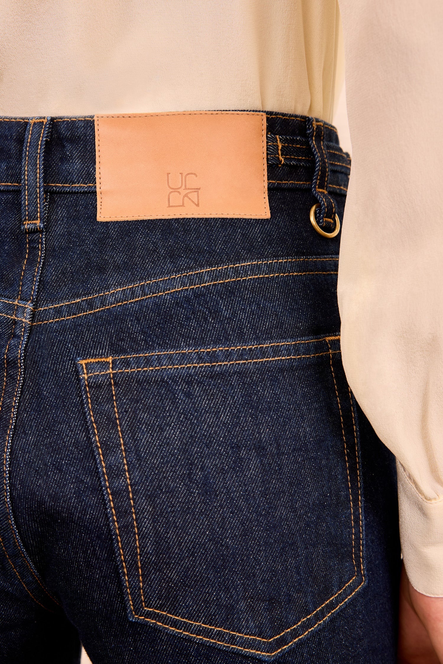 The Agatha Straight Leg Pintuck Jean - Tigris - Image 5