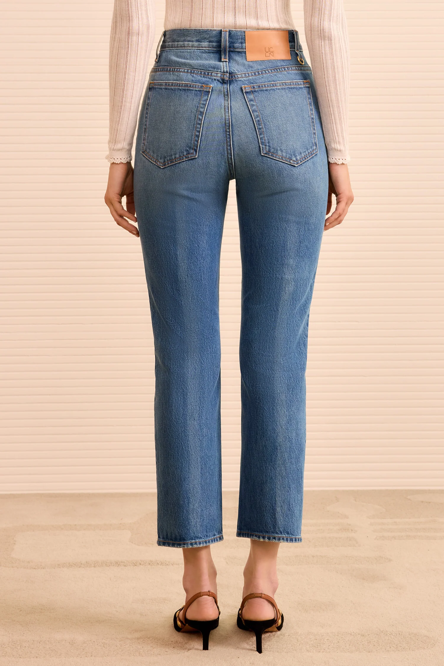 The Agnes Cropped Jean - Danube - Image 6