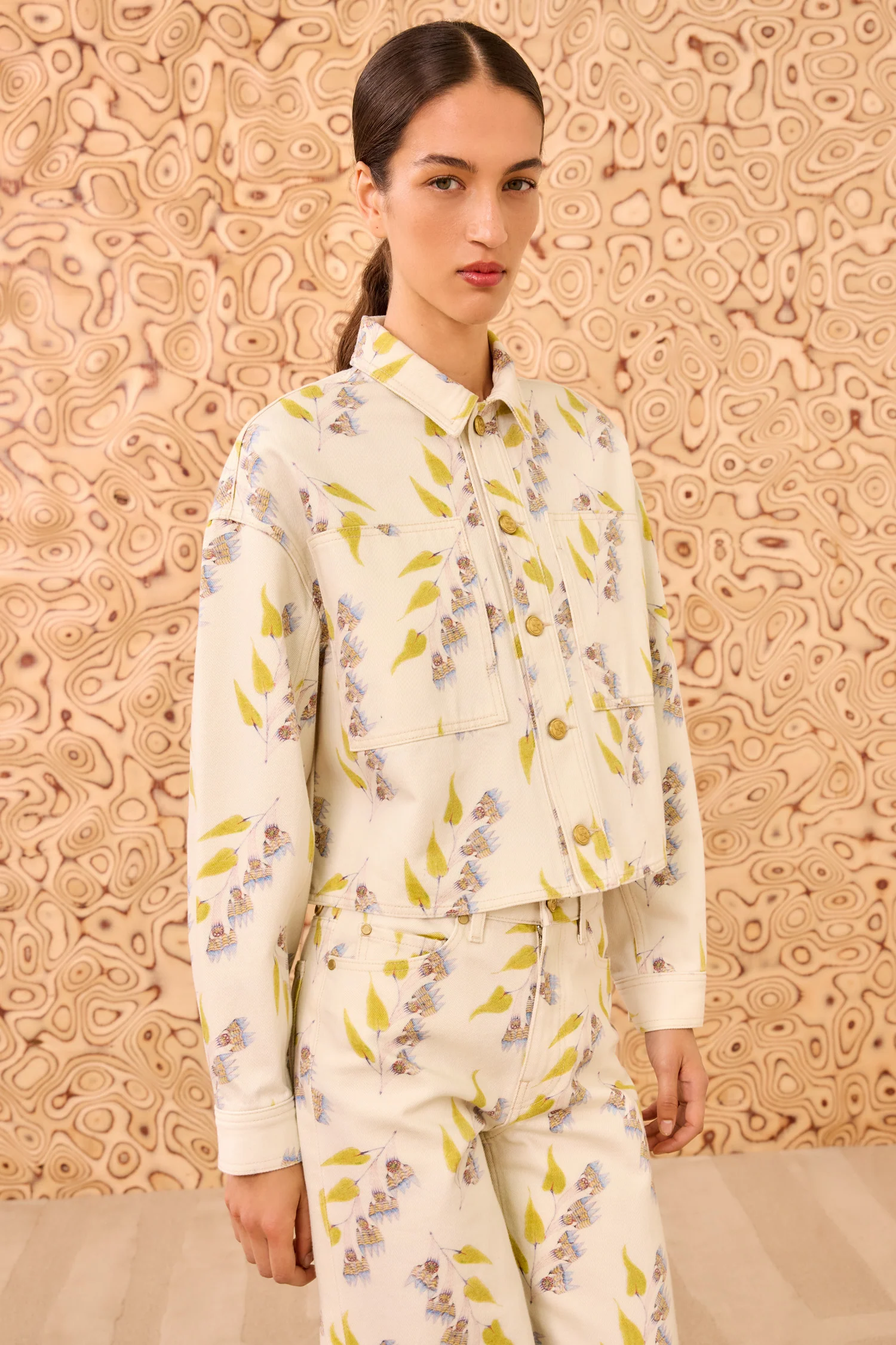 The Bobbi Cropped Jacket - Infinite Flower - Image 2