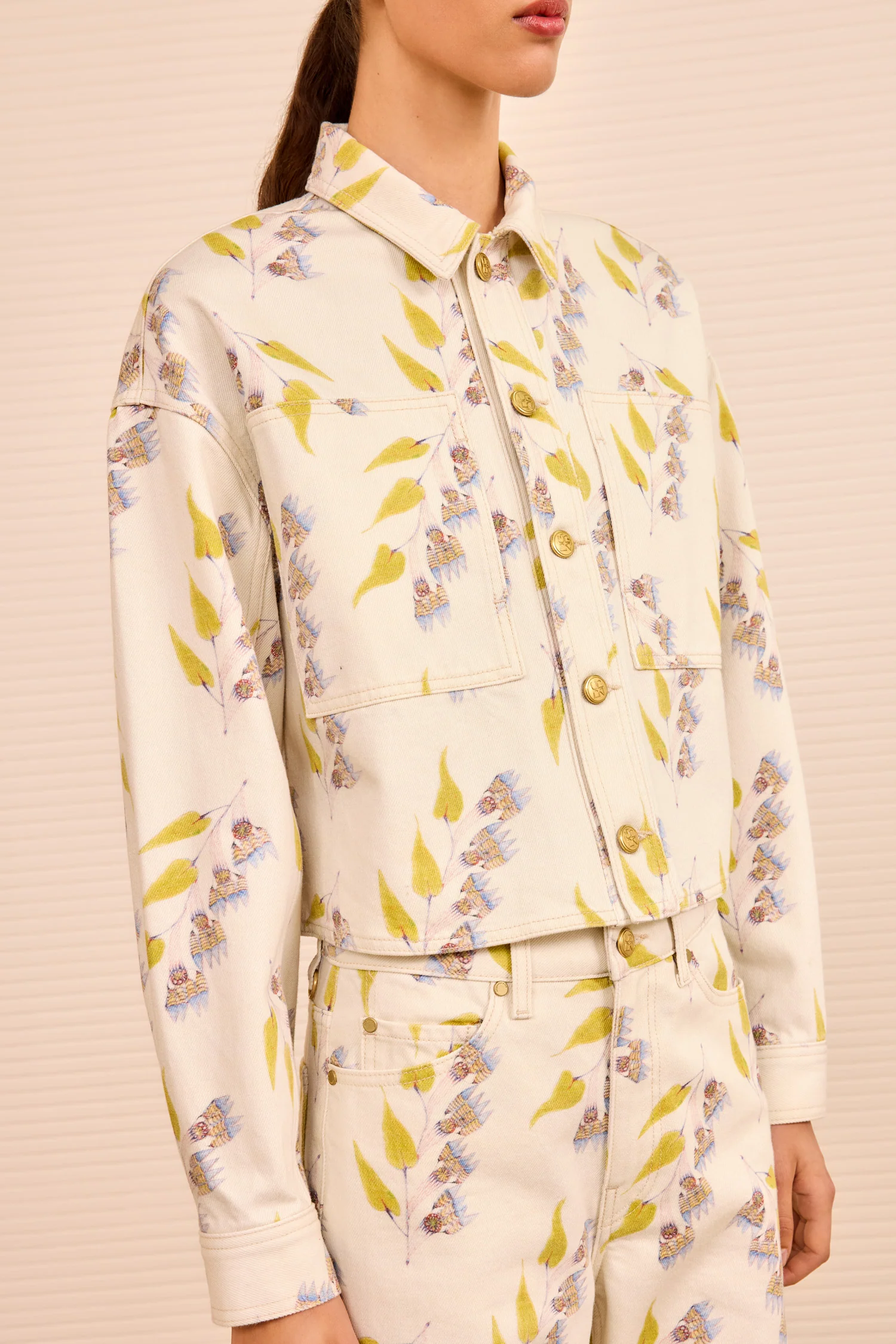 The Bobbi Cropped Jacket - Infinite Flower - Image 3