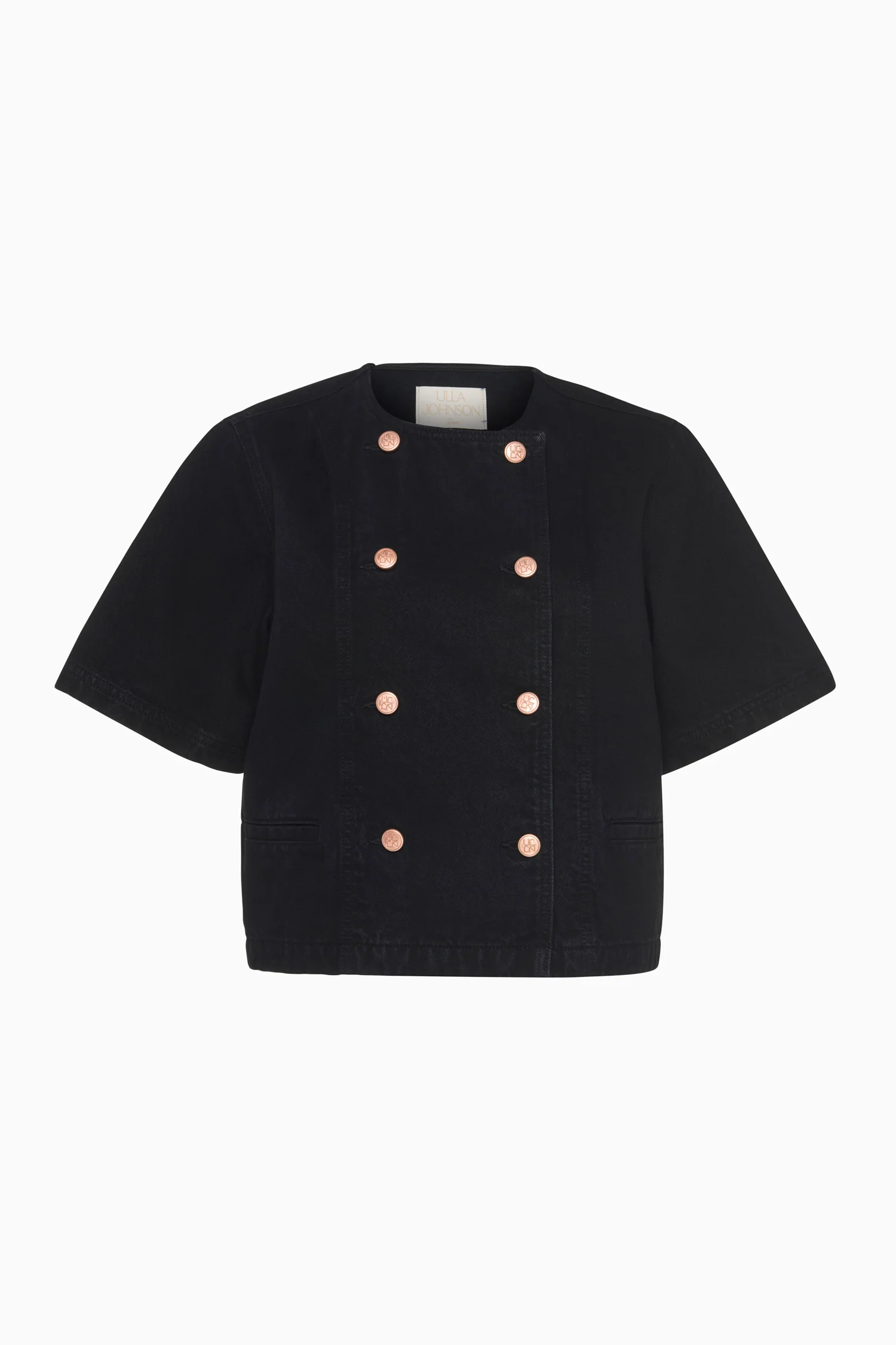 The Serge Short Sleeve Jacket - Noir