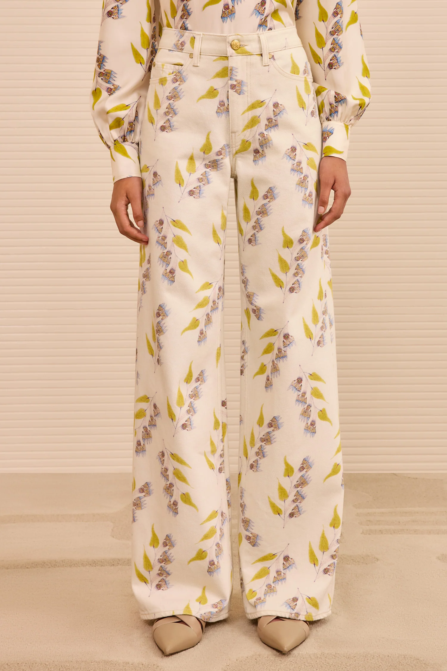 The Willow Wide Leg Jean - Infinite Flower - Image 4