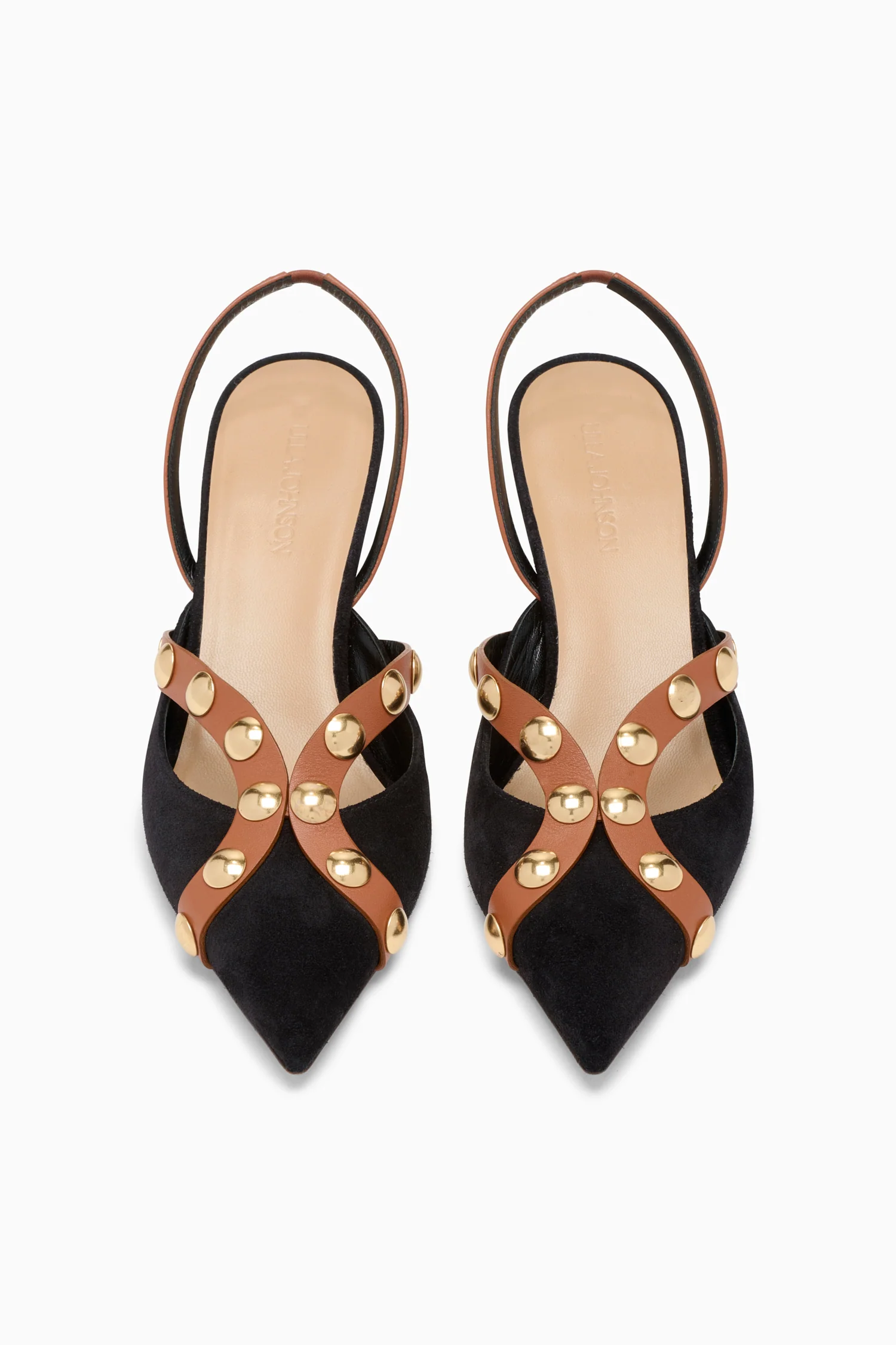 Vendome Studded Kitten Heel - Noir Mixte - Image 5