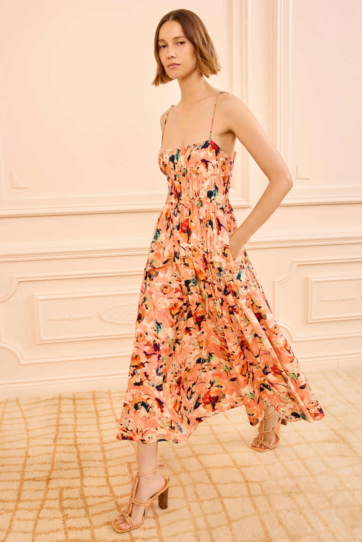 Vidri Cotton Cami Dress - Camellia - Image 3
